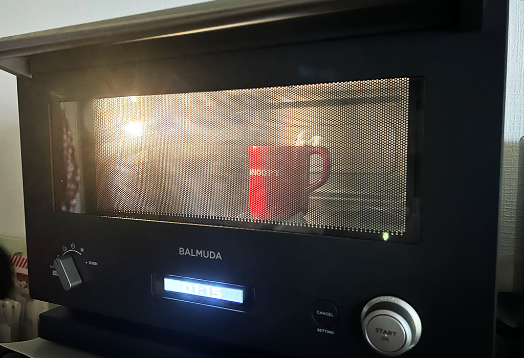 BALMUDA The Range 操作部 オーブンレンジ