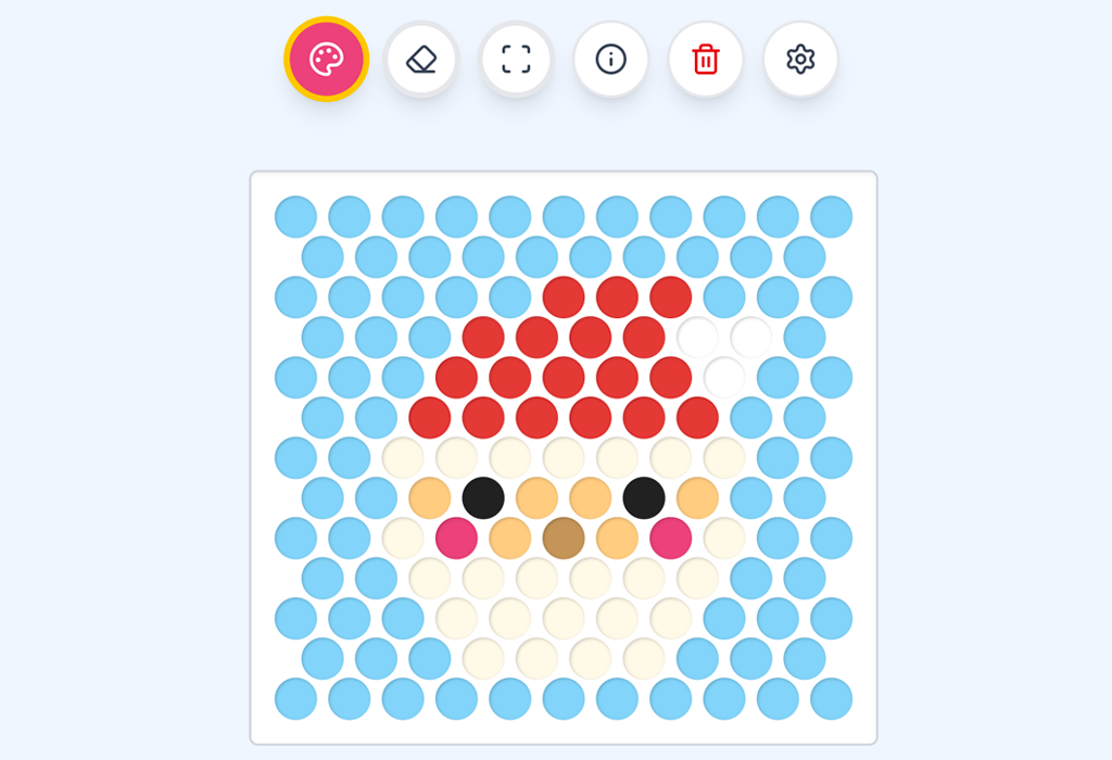 ビーズ・図案メーカー画面サンプル