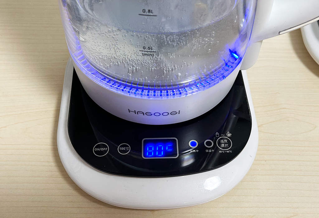 HAGOOGI ガラス電気ケトル GEK-1700