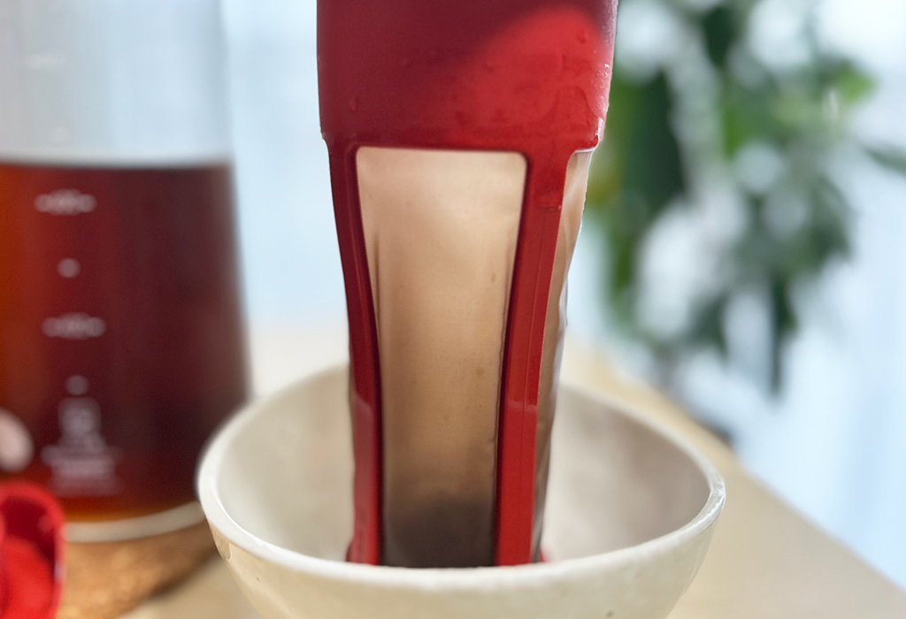 HARIO(ハリオ) 水出し珈琲ポット レッド 1000mL